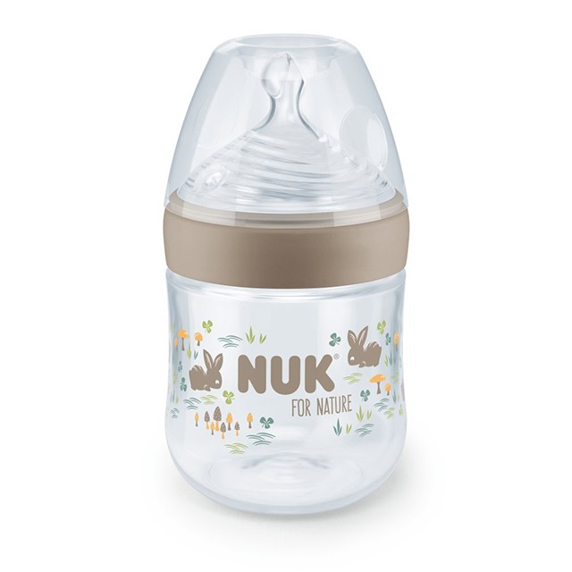 NUK - for Nature Μπιμπερό PP Με Δείκτη Ελέγχου Θερμοκρασίας Μπεζ | 150ml