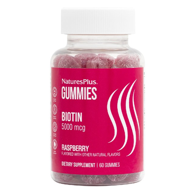 Natures Plus Gummies Biotin 5000 mcg 60gummies