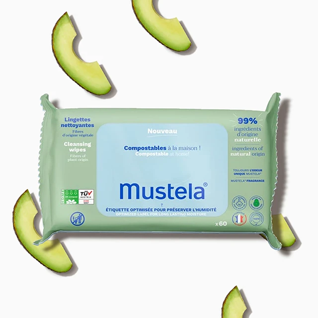 Mustela - Cleansing Wipes 60τμχ