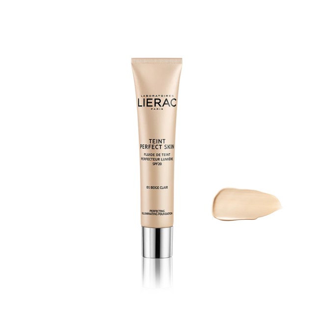 LIERAC - Teint Perfect Skin Illuminating Fluid SPF20 01 Light Beige | 30ml