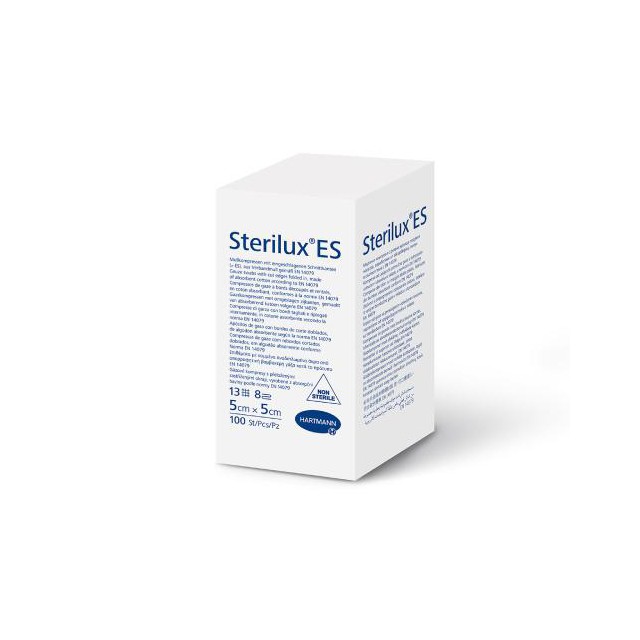 HARTMANN - Sterilux ES μη αποστειρωμένη βαμβακερή απορροφητική γάζα 5x5cm | 100τμχ