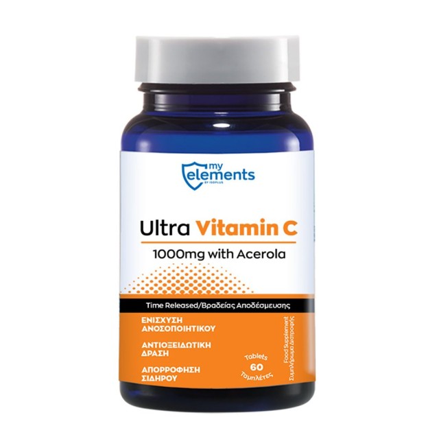 MY ELEMENTS - Ultra Vitamin C 1000mg With Acerola | 60tabs