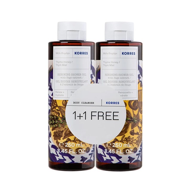 KORRES - Renewing Body Thyme Honey (1+1 ΔΩΡΟ) | 2x250ml