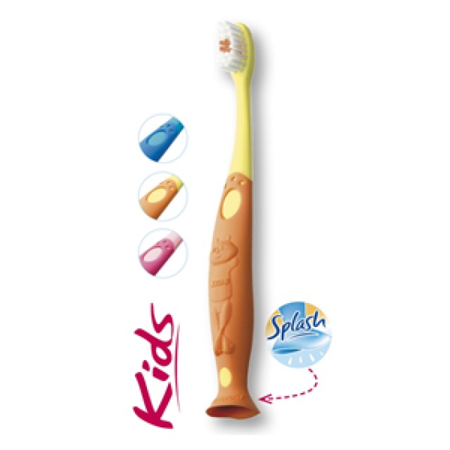 ELGYDIUM - Kids Splash Toothbrush (Πράσινο - Μωβ) | 1τμχ