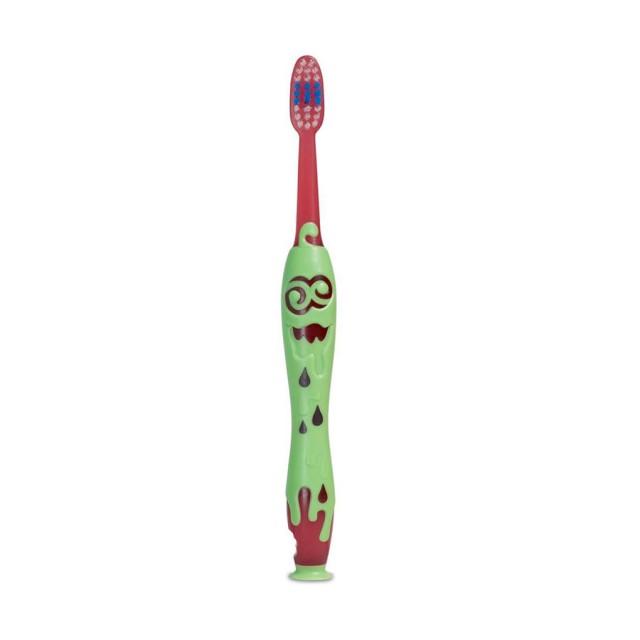 ELGYDIUM - Kids Toothbrush Monster Κόκκινο-Πράσινο | 1τμχ