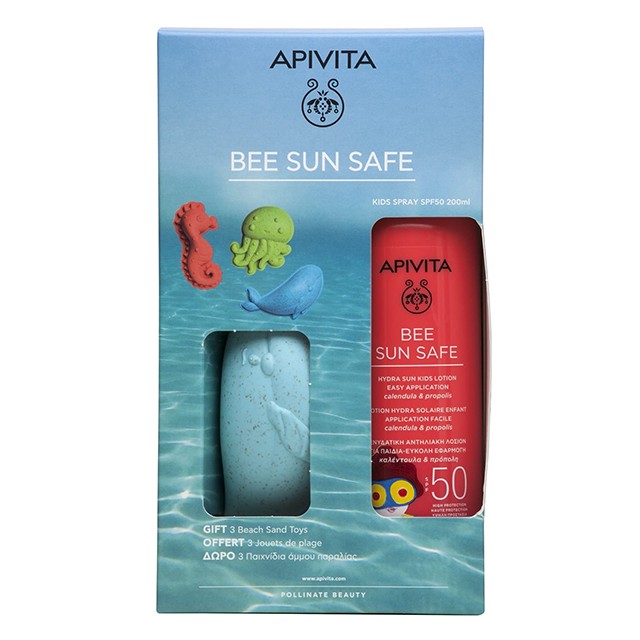 APIVITA - Bee Sun Safe Hydra Kids SPF50 (200ml) & ΔΩΡΟ Παιχνίδια Άμμου Παραλίας
