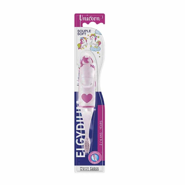 ELGYDIUM - Kids Unicorn 2-6years Toothbrush | 1τμχ