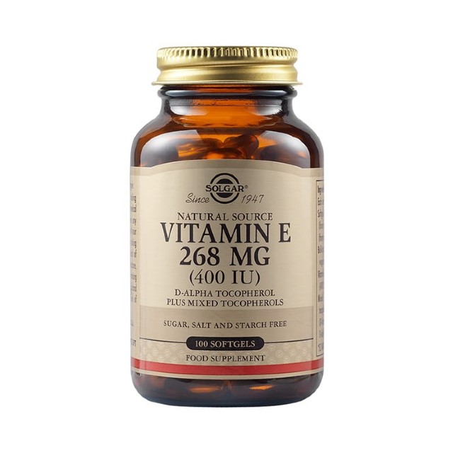 Solgar Vitamin E 268mg (400IU) 100softgels