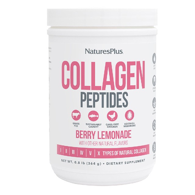 Natures Plus Collagen peptides Berry Lemonade 364g