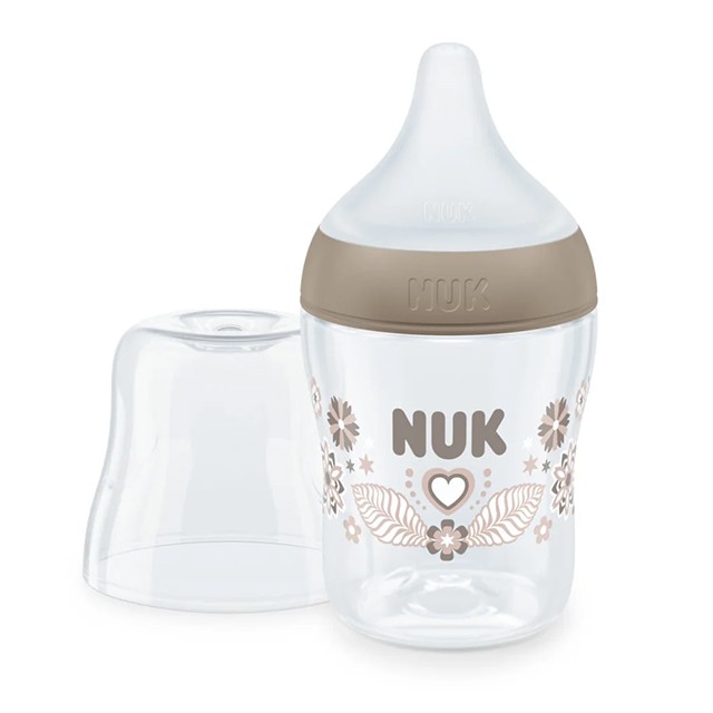 Nuk – Perfect Match Μπιμπερό με Δείκτη Ελέγχου Θερμοκρασίας 0m+ Καφέ 150ml