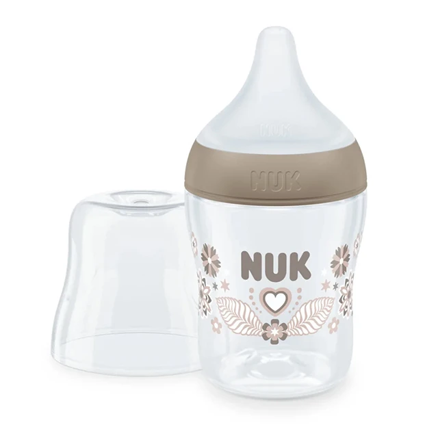 Nuk – Perfect Match Μπιμπερό με Δείκτη Ελέγχου Θερμοκρασίας 0m+ Καφέ 150ml