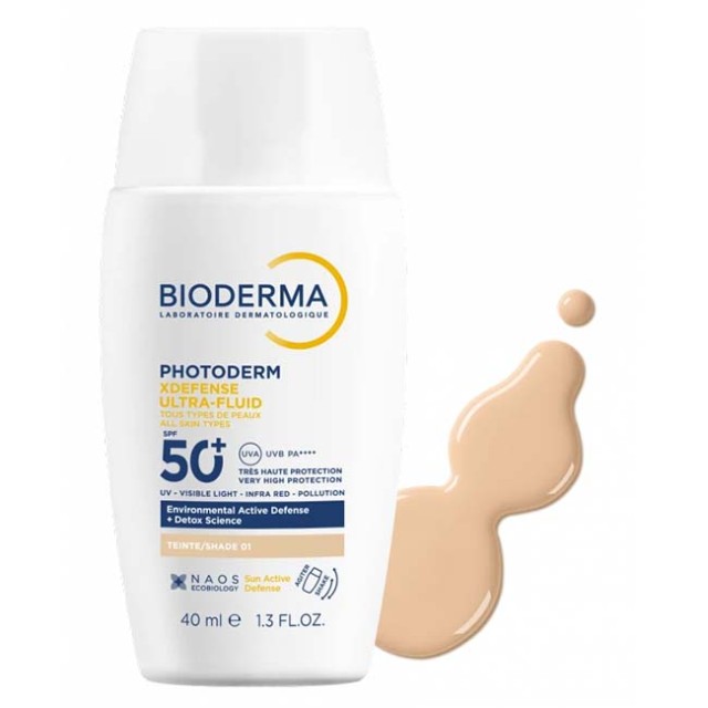 Bioderma Photoderm XDefense Ultra-Fluid Shade 01 Spf50+, 40ml