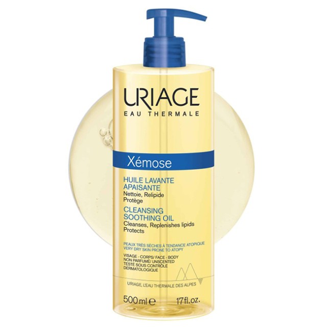 Uriage Xemose Cleansing Soothing Oil,500ml -20%