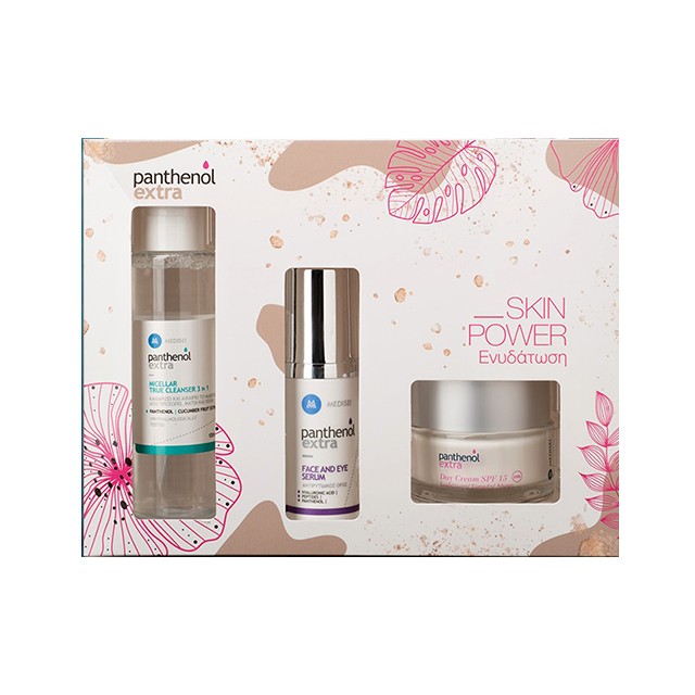 PANTHENOL Extra - PROMO Micellar True Cleanser 3in1 (100ml) & Face & Eye Serum (30ml) & Day Cream SPF15 (50ml)