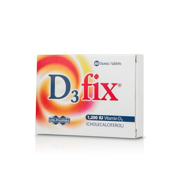 UNI PHARMA - D3 FIX Vitamin D3 1200iu | 60tabs