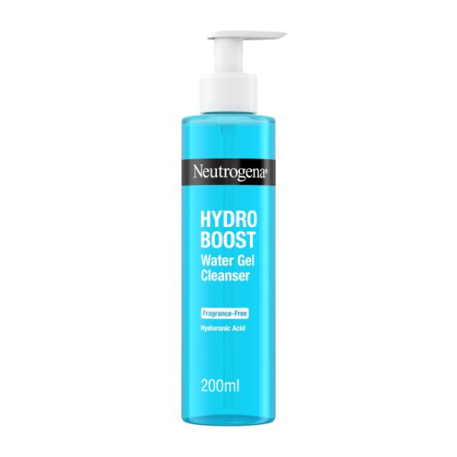Neutrogena Hydro Boost Water Gel Cleanser, Ενυδατικό Καθαριστικό Προσώπου σε μορφή gel Χωρίς Άρωμα, 200ml
