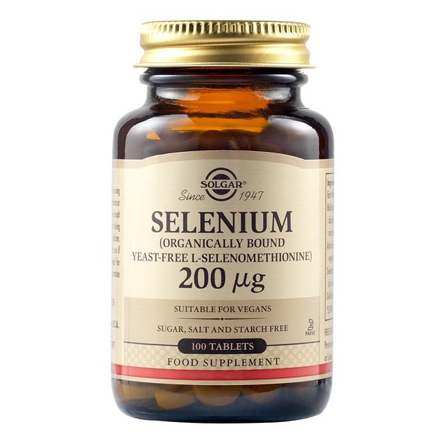 Solgar Selenium 200μg 100tabs