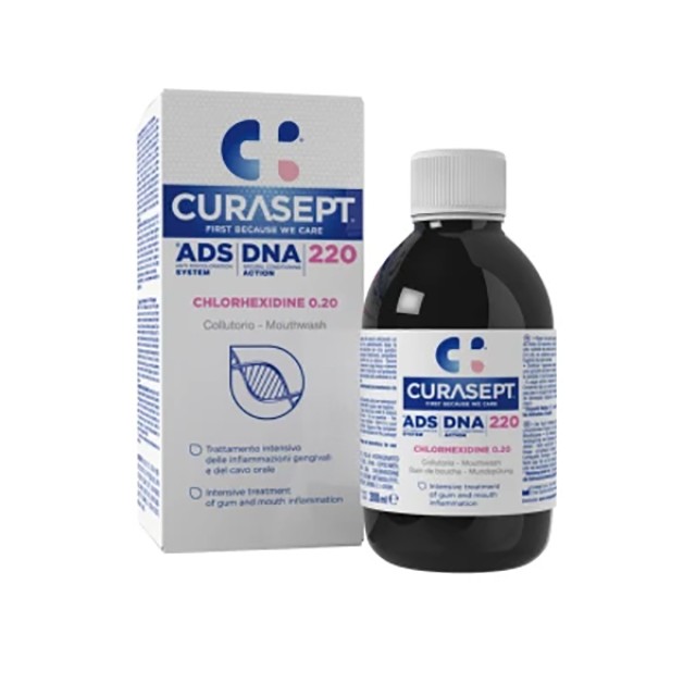 Curasept ADS DNA 220 Mouthwash, Chlorhexidine 0.20, 200ml