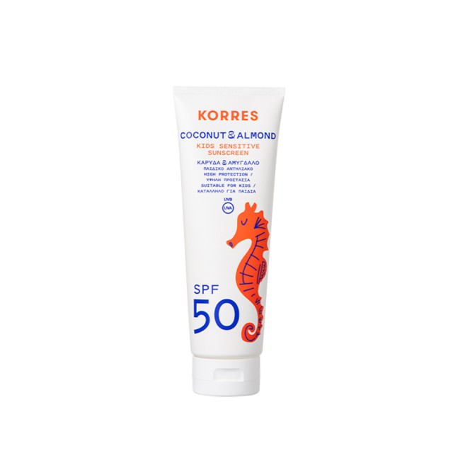 KORRES - Coconut & Almond Kids Sensitive Sunscreen SPF50 | 250ml
