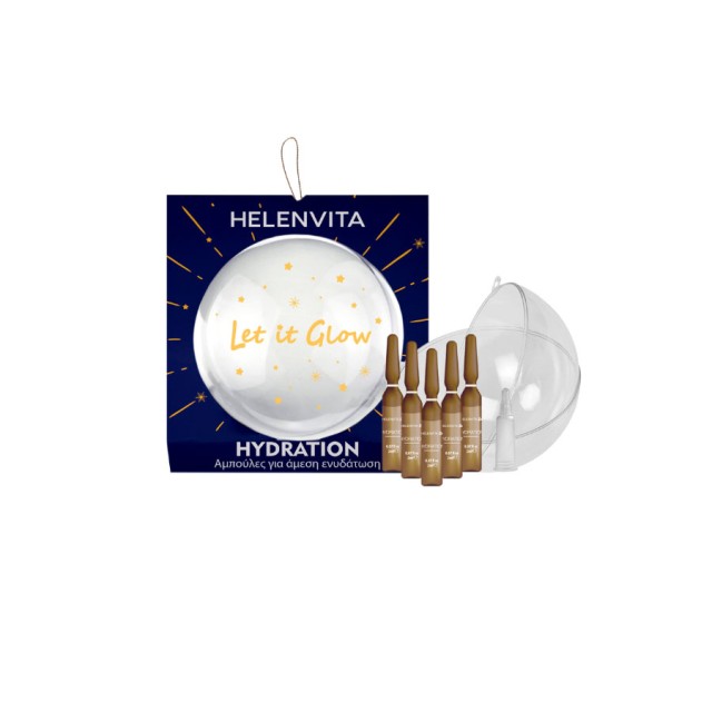 HELENVITA - Let it Glow Hydration Ampoules (5x2ml) & Dropper (1τμχ)
