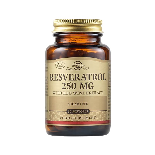 Solgar Resveratrol 250mg 30softgels