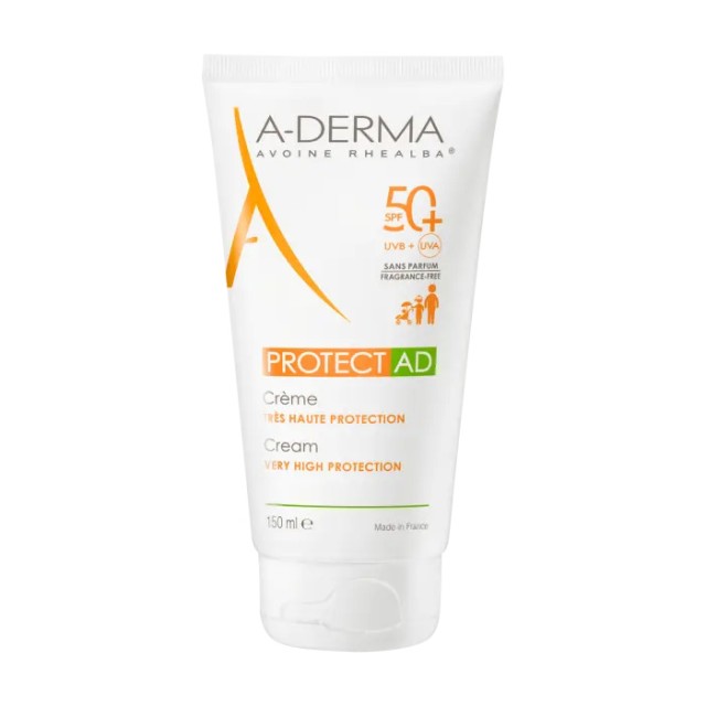 ADERMA - Protect AD Creme Tres Haute Protection SPF50+ Αντηλιακό Για Ατοπικό Δέρμα | 150ml