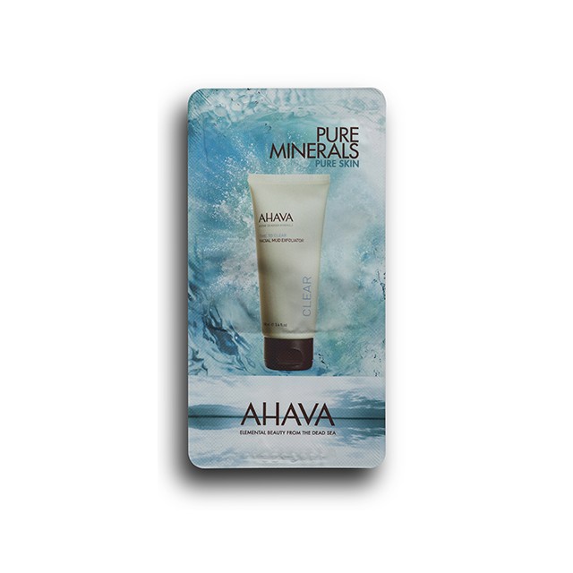 AHAVA - Time To Clear Facial Mud Exfoliator | 8ml