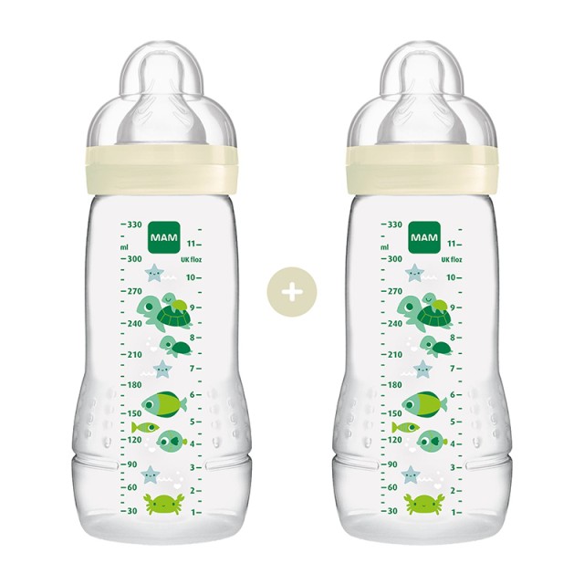 MAM - Easy Active™ Baby Bottle 4m+ Unisex (365SU) | 2x330ml