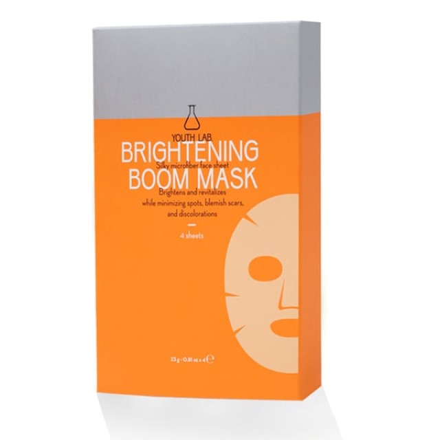 YOUTH LAB - Brightening Boom Mask Vit C | 4τεμ