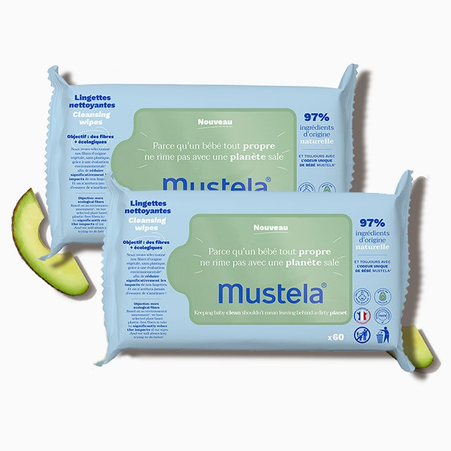 MUSTELA - Cleansing Wipes Mustela | 2x60τμχ