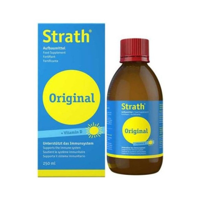 Strath Original + Vitamin D , Συμπλήρωμα για την Ενίσχυση του Ανοσοποιητικού 250ml