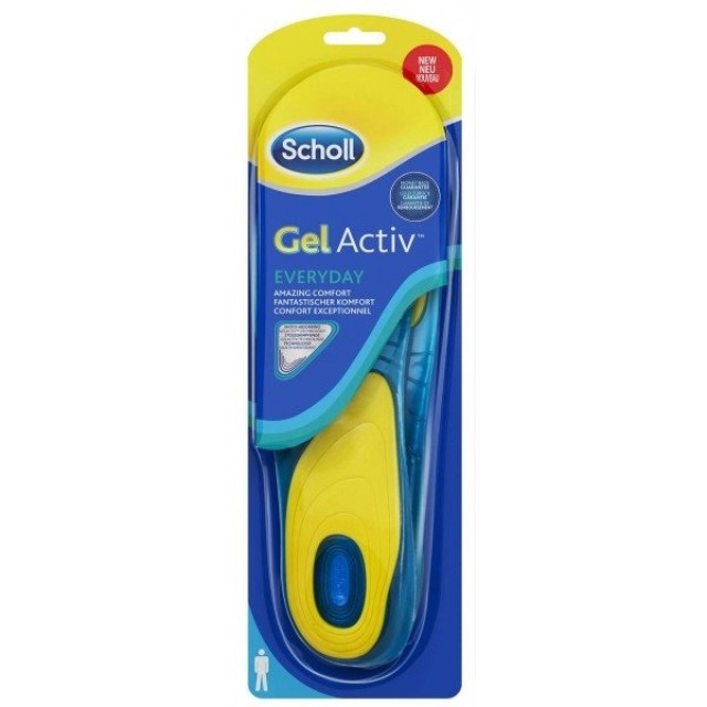 SCHOLL - GEL ACTIV Everyday Ανδρικοί Πάτοι (Νο 40-46,5) | 2τμχ