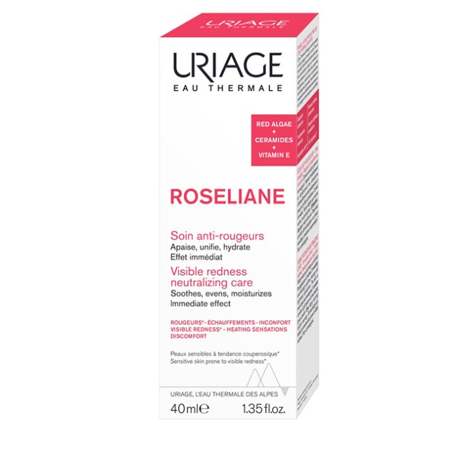 Uriage Roseliane Creme, Κρέμα κατά της Ερυθρότητας, 40ml