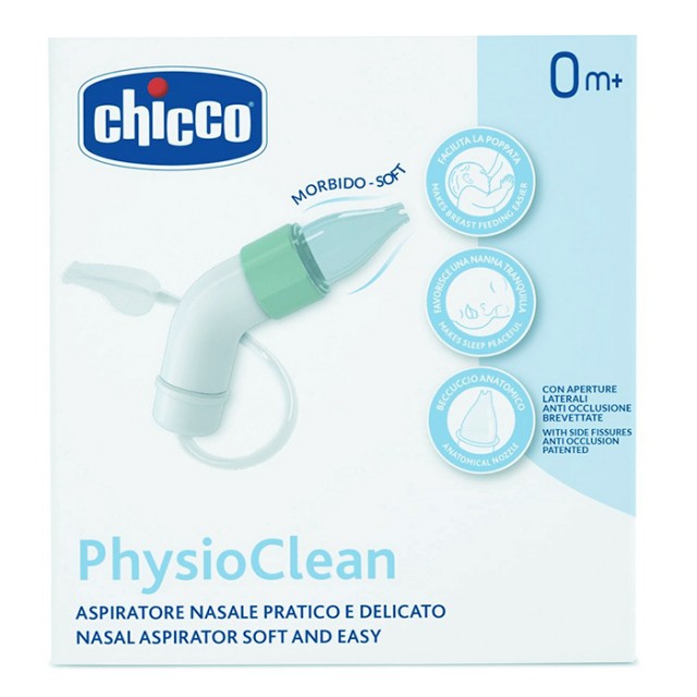 CHICCO - PhysioClean Kit Κιτ Αναρρόφησης για την Μύτη 0m+ | 1τμχ