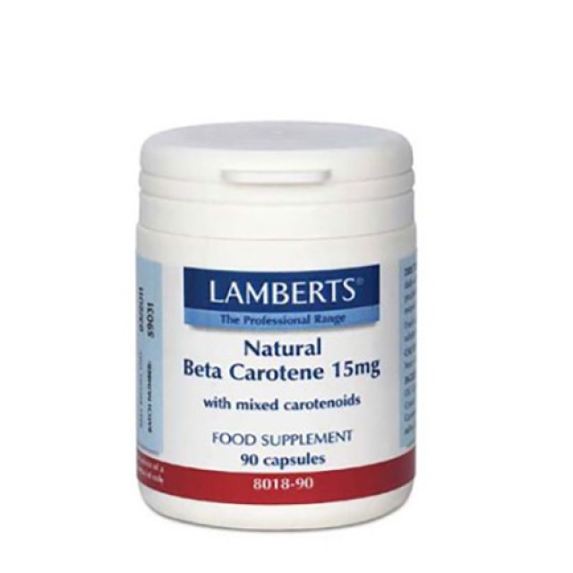 Lamberts Beta Carotene Natural 15mg 90 Κάψουλες
