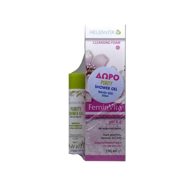 HELENVITA - Feminvita Cleansing Foam (150ml) & δώρο Purity Shower Gel (50ml)