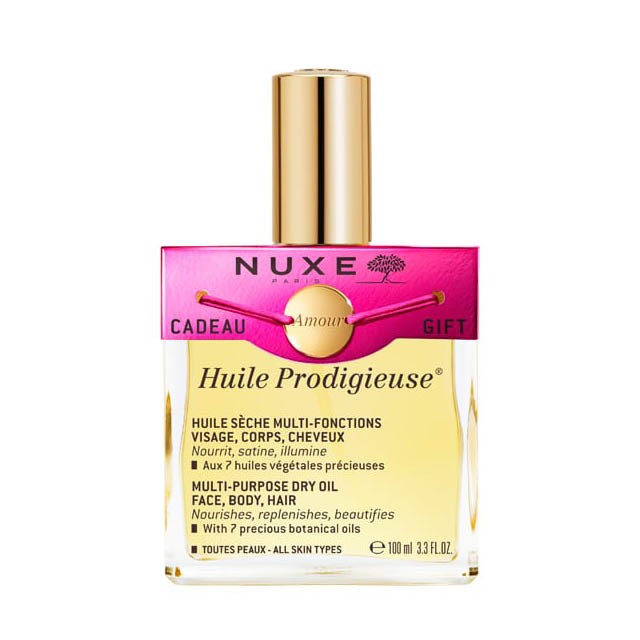 NUXE - Huile Prodigieuse Multi-Purpose Dry Oil for Face,Body & Hair (100ml) & ΔΩΡΟ Love Bracelet (1τμχ)