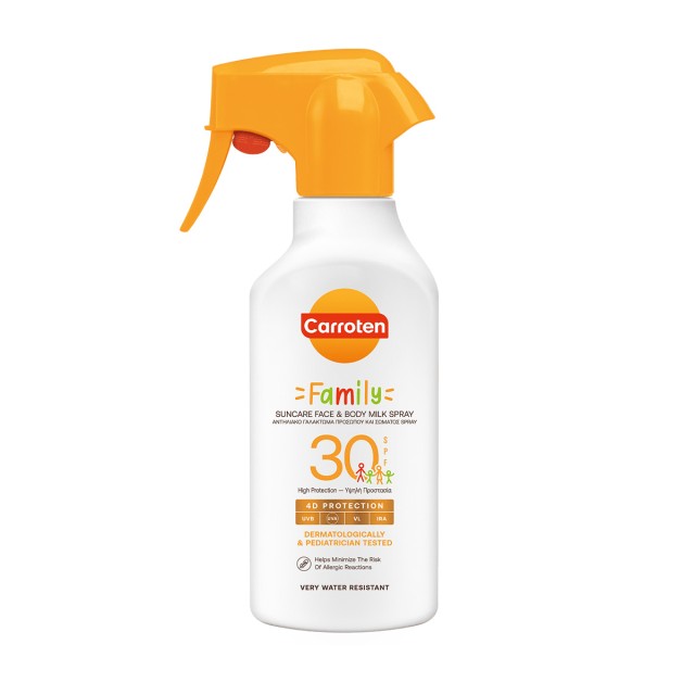 CARROTEN  - Family Suncare Face & Body Milk Spray SPF30 | 270ml