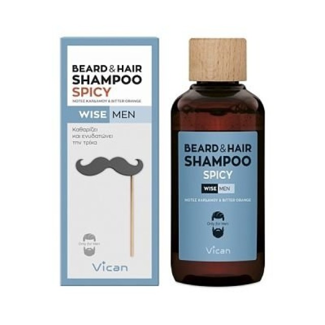 VICAN - Wise Men Beard & Hair Shampoo Spicy | 200ml