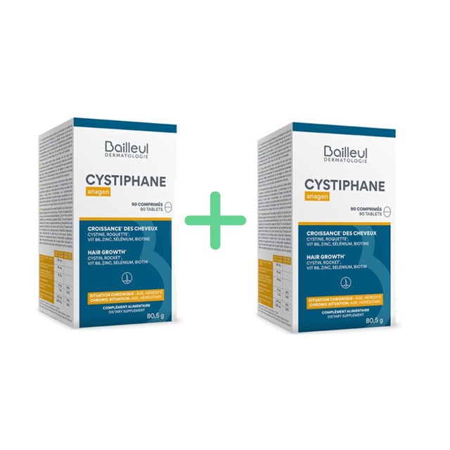 Bailleul Dermatologie Promo Set Cystiphane Anagen 90tabs 1+1 ΔΩΡΟ