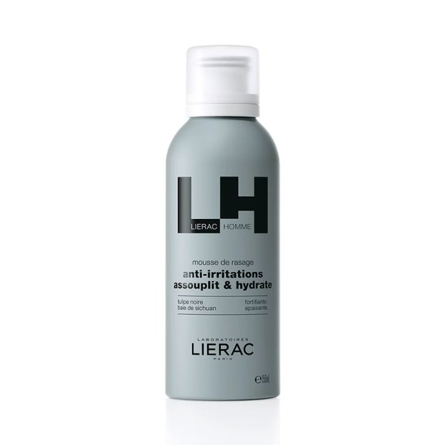 LIERAC - Homme Anti-irritations Assouplit & Hydrate Mousse de rasage | 150ml