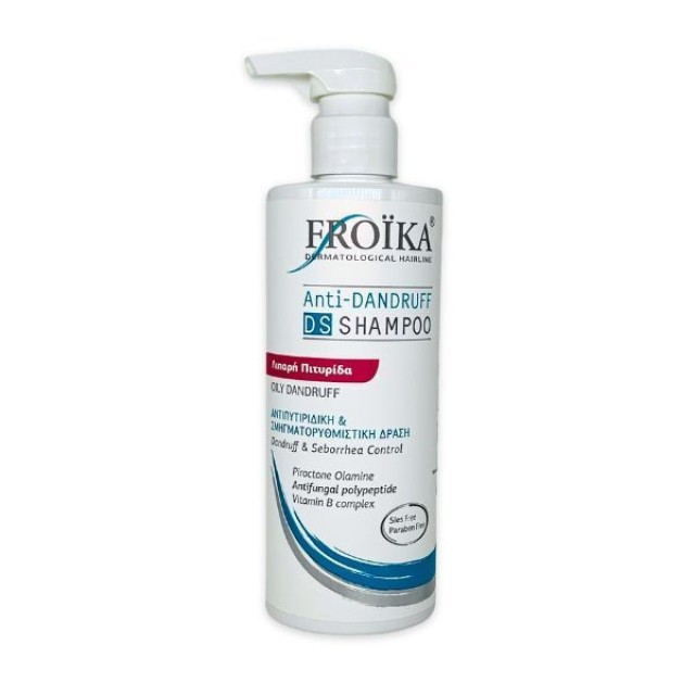Froika Anti-dandruff Ds Σαμπουάν κατά της Πιτυρίδας & της Σμηγματορροϊκής Δερματίτιδας για Λιπαρά Μαλλιά 400ml