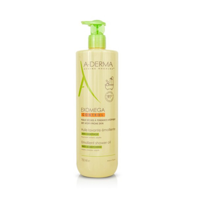A-Derma Exomega Control Emollient Shower Oil Anti-Scratching 750ml