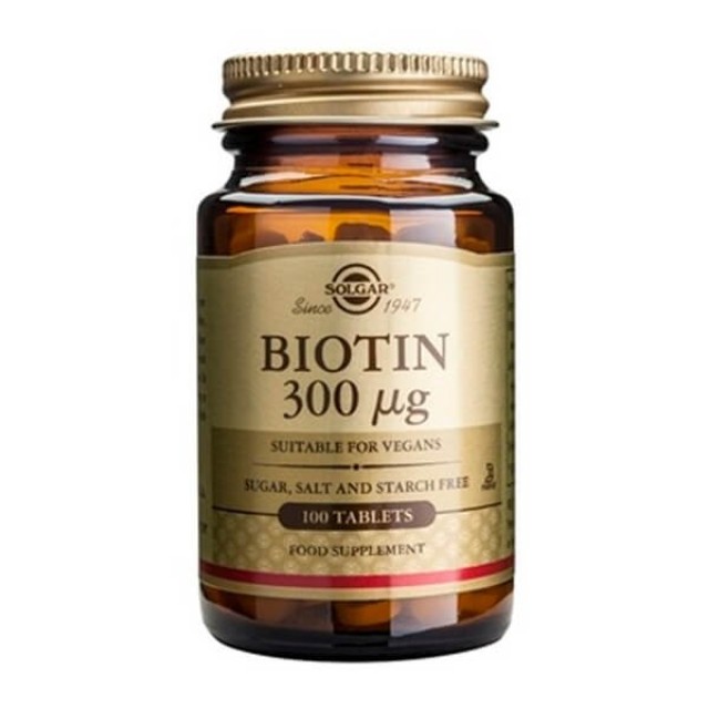 SOLGAR - Biotin 300mcg | 100 Tabs