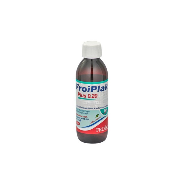 FROIKA - Froiplak Plus 0,20 PVP Action Mouth Wash with Stevia | 250ml