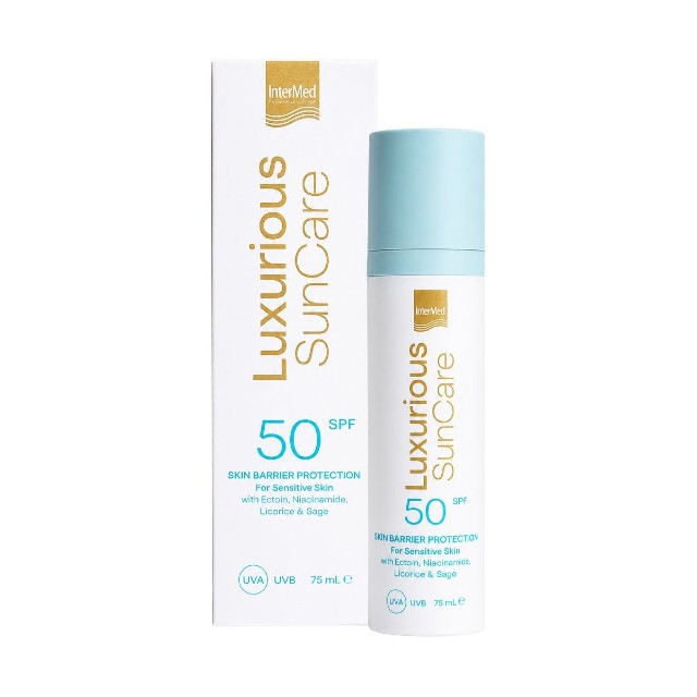 Luxurious SunCare SPF50 Skin Barrier Protection for Sensitive Skin Cream 75ml