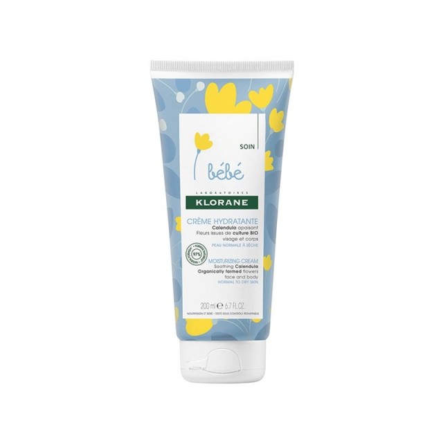 KLORANE - Baby Moisturizing Cream Face & Body Calendula | 200ml