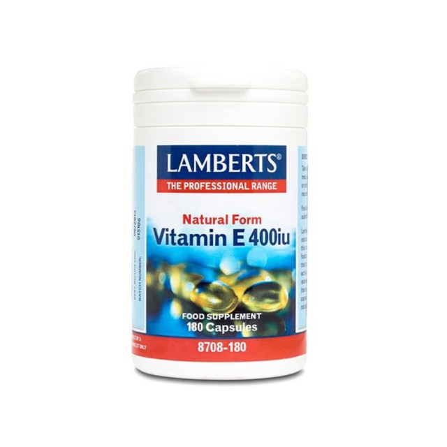 LAMBERTS - Vitamin E 400iu Natural Form | 180 tabs