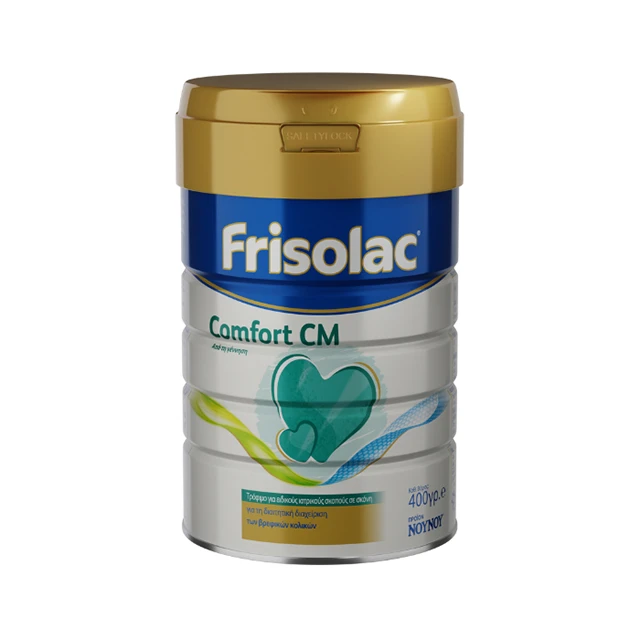 NOYNOY - Frisolac Comfort CM Ειδικό Γάλα για τη Διαιτητική Διαχείριση των Βρεφικών Κολικών 0m+ 400gr
