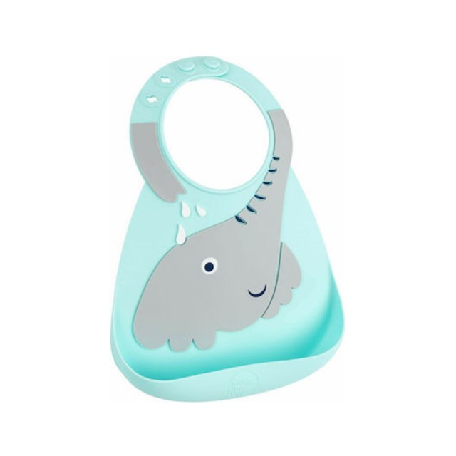 MAKE MY DAY - Baby Bib Purr-Fect Elephant 6m+ | 1τμχ